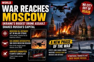 WAR REACHES MOSCOW: Ukraine's Biggest Drone Assault Shakes Russia's Capital