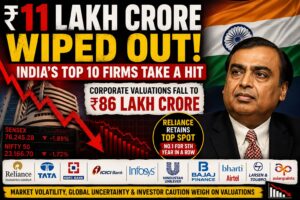 ₹11 Lakh Crore Eroded from India's Top 10 Private Firms in 2026: Report