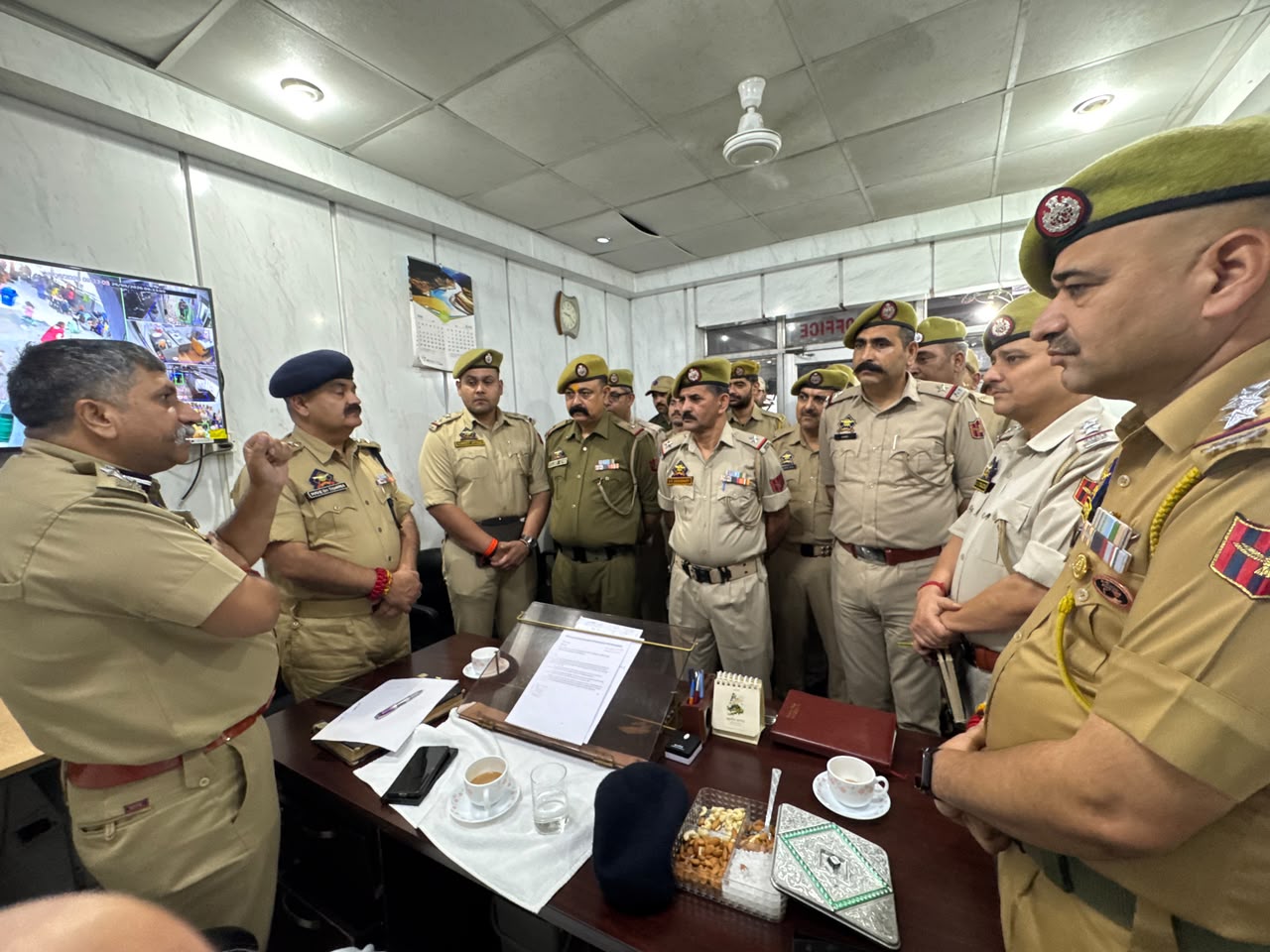 DIG Reviews Security Preparedness for Shri Mata Vaishno Devi Yatra Ahead of SANJY 2026