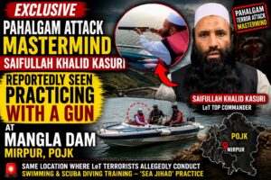 Exclusive: Pahalgam Terror Attack Accused Reportedly Seen Practising With Firearm at Mangla Dam in PoJK, Intelligence Agencies Assess Footage