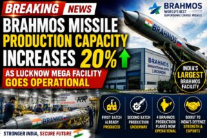 India's BrahMos Missile Production Capacity Rises 20% as Mega Lucknow Facility Begins Operations