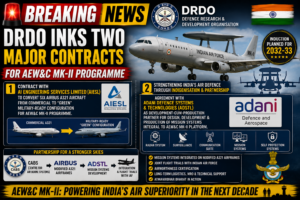 DRDO Signs Two Major Contracts for AEW&C MK-II Programme, Boosting India's Airborne Surveillance Capability
