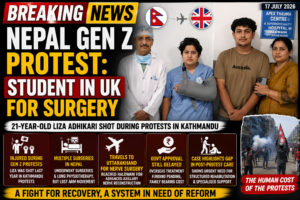 Nepali Student Injured During Gen Z Protests Travels to India for Advanced Nerve Surgery