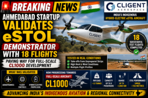 Indian Startup Successfully Tests Hybrid-Electric eSTOL Aircraft Demonstrator, Moves Closer to Full-Scale CL1000