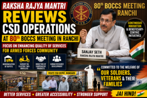 Raksha Rajya Mantri Reviews CSD Operations, Pushes Modernisation and Better Services for Armed Forces Community