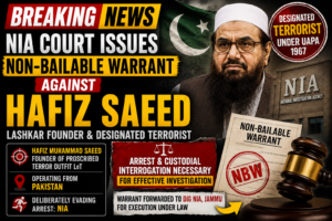 NIA Court Issues Non-Bailable Warrant Against Lashkar Founder Hafiz Saeed