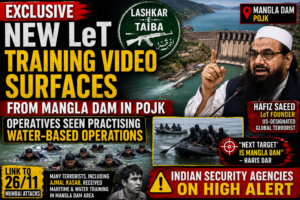 New LeT Training Video Emerges from Mangla Dam in PoJK, Shows Operatives Practising Water-Based Operations