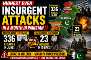 Pakistan Witnesses Sharp Surge in Insurgent Violence; Pashtun and Baloch Groups Claim Record Number of Attacks