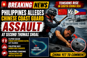 Philippines Accuses Chinese Coast Guard of Assaulting Sailor Near Second Thomas Shoal