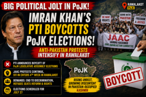 Imran Khan's PTI Boycotts PoJK Elections as Anti-Pakistan Protests Intensify