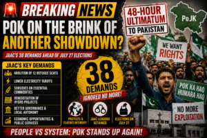 PoJK on Edge Again: JAAC Issues 48-Hour Ultimatum to Pakistan Ahead of July 27 Polls