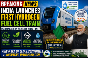 India to Launch First Hydrogen Fuel Cell Train on July 17, Marking Major Green Mobility Milestone