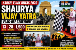Kargil Vijay Diwas 2026: Rajnath Singh Flags Off 'Shaurya Vijay Yatra' from National War Memorial