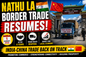 India-China Border Trade Resumes Through Nathu La After Six-Year Hiatus