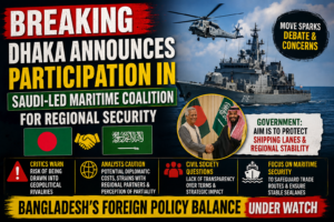 Bangladesh Joins Saudi-Led Maritime Security Coalition, Move Draws Regional Attention