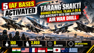 Tarang Shakti 2026: Five IAF Bases Activated as Rafale, Tejas, F-35 and Nearly 100 Aircraft Join Massive Air War Drill