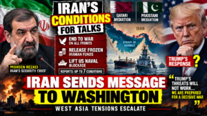 Iran Sends Conditions to Washington for Renewed Talks as Tehran Warns of “Decisive War”